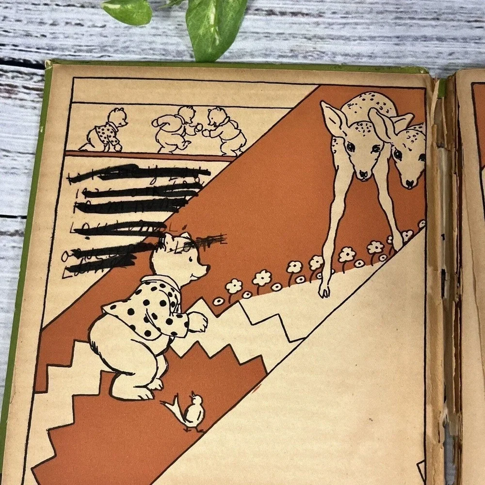 Vintage Cubby Bear Children's Book A Stand Out Whitman Publishing